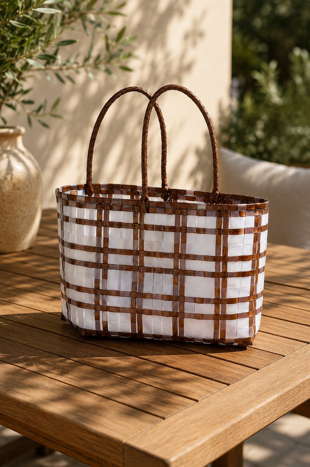 Basket Weave Tote *Multiple Colors*