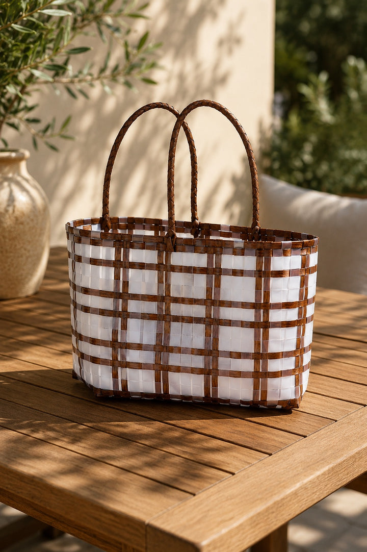 Basket Weave Tote *Multiple Colors*