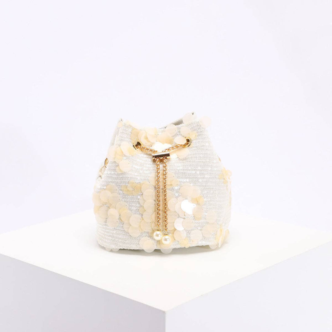 Sequin Mesh Bucket Bag *multiple colors*