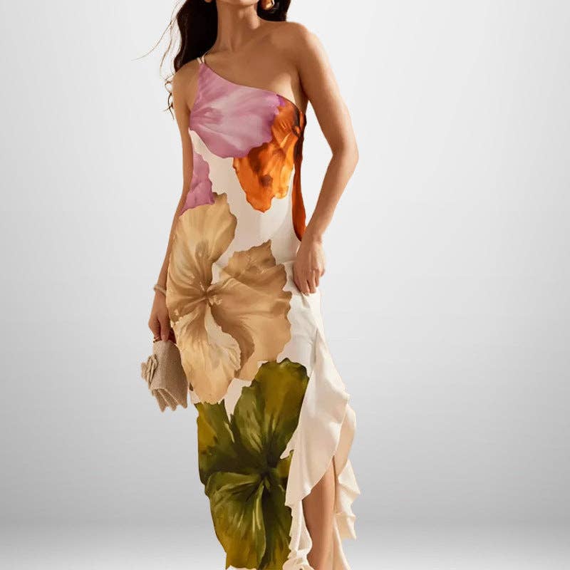 Floral Print Sleeveless Dress