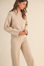 Load image into Gallery viewer, Melange Sweater Top &amp; Jogger Set