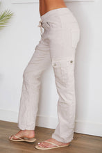 Load image into Gallery viewer, Cargo Crinkle Pant w/ Drawstring