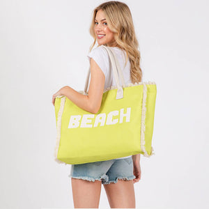 Beach Fringe Tote Bag