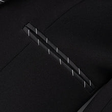 Load image into Gallery viewer, Colorblock Pinstripe Blazer