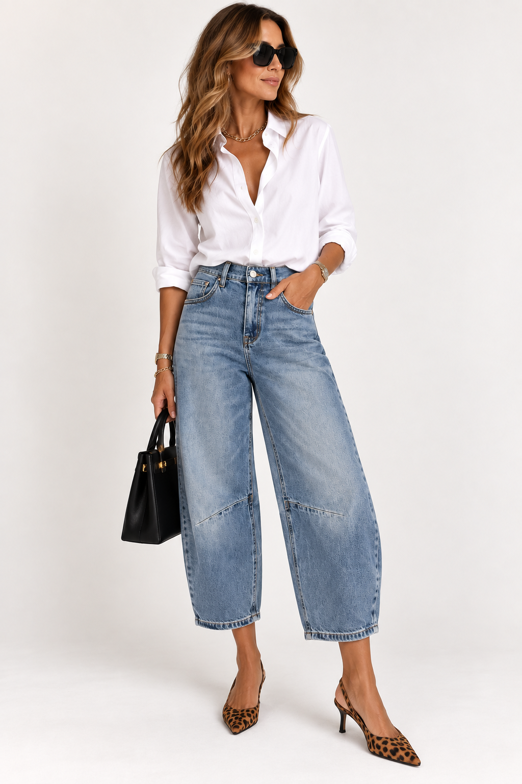 Hi Rise BarrelJeans