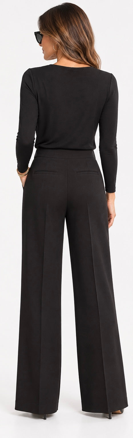 Bootleg Pin Tuck Pant