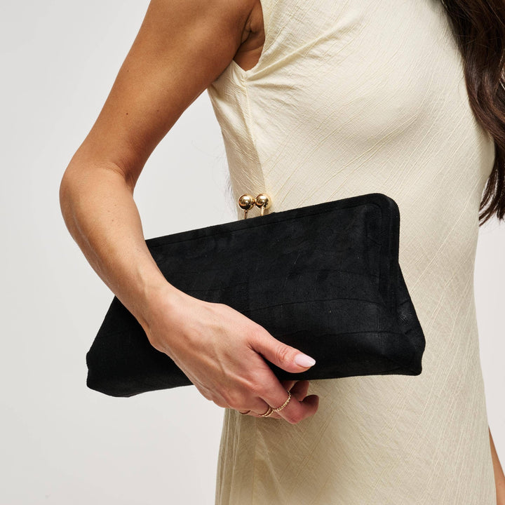 Kristin Faux Suede Clutch *multiple colors*