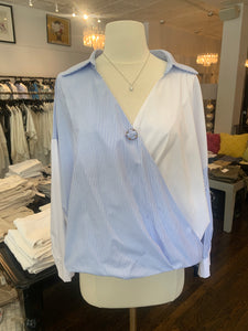 Open Neck Collared Shirt