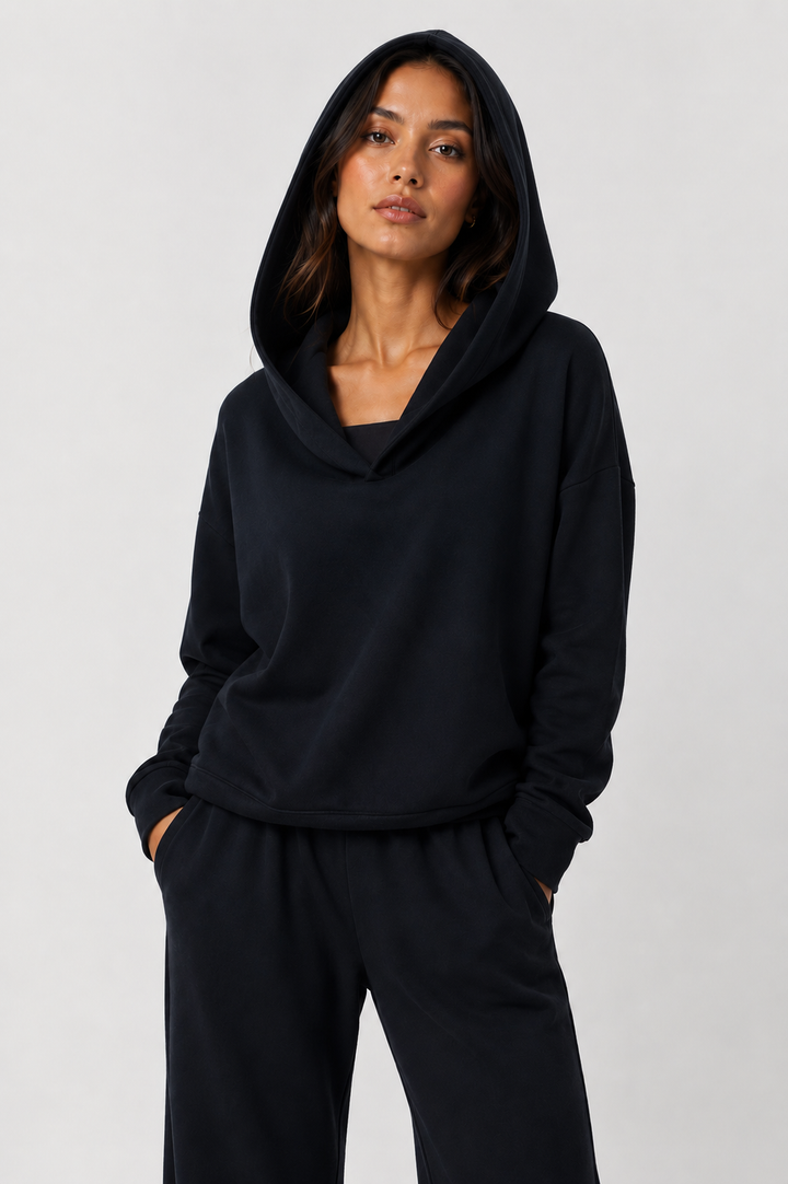 Butter Foldover Hoodie