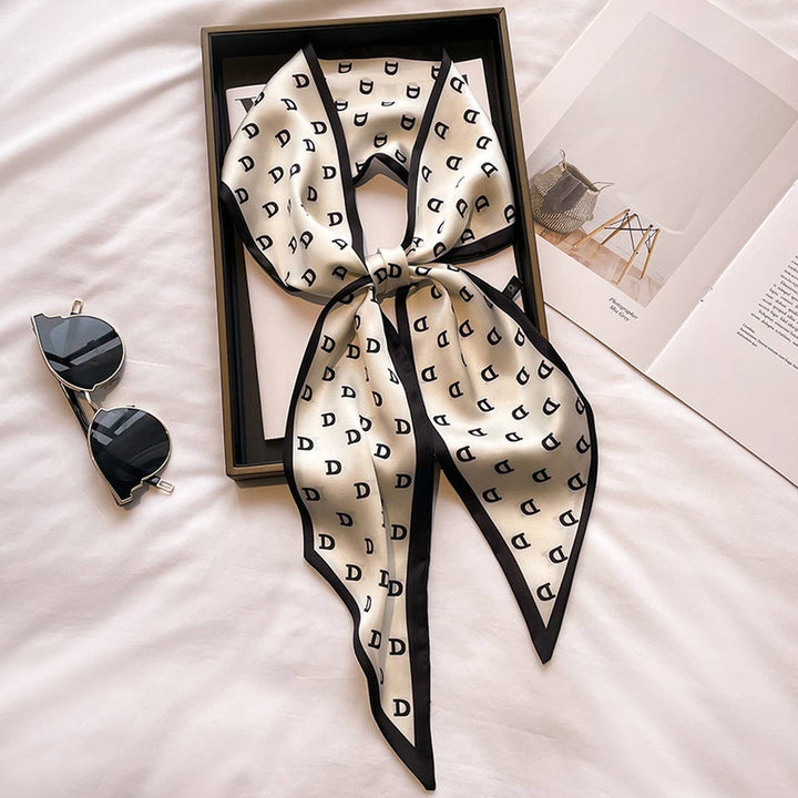 ACCITY - Women’s Long Silk Scarf – Stylish Neck Accessory_CWASC03144