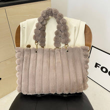 Load image into Gallery viewer, ACCITY - WINTER FASHIONABLE ALL-MATCH FUR BALL SHOULDER BAG_CWAB3986