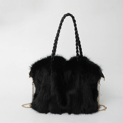 Plush Fur Bag Large