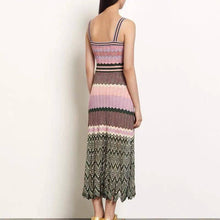 Load image into Gallery viewer, Retro Pleated Knit Dress