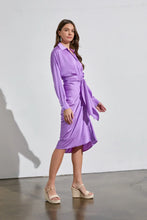 Load image into Gallery viewer, Button Down Tie Dress *Multiple Colors Available*