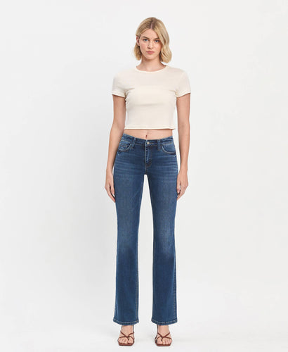 MIRANDA MID RISE RELAXED BOOTCUT JEANS