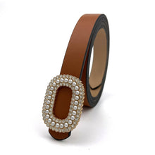 Load image into Gallery viewer, RHINESTONE PEARL BELT