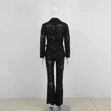 Load image into Gallery viewer, Glam Sequin Lace Suit