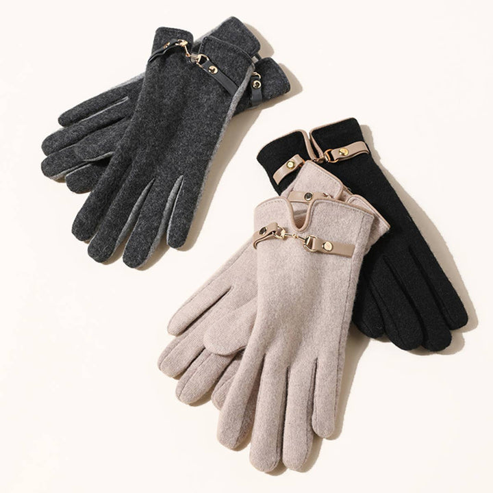 ACCITY - Cute Wool Touchscreen Gloves – Winter for Women_CWAG0048