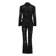 Load image into Gallery viewer, Glam Sequin Lace Suit