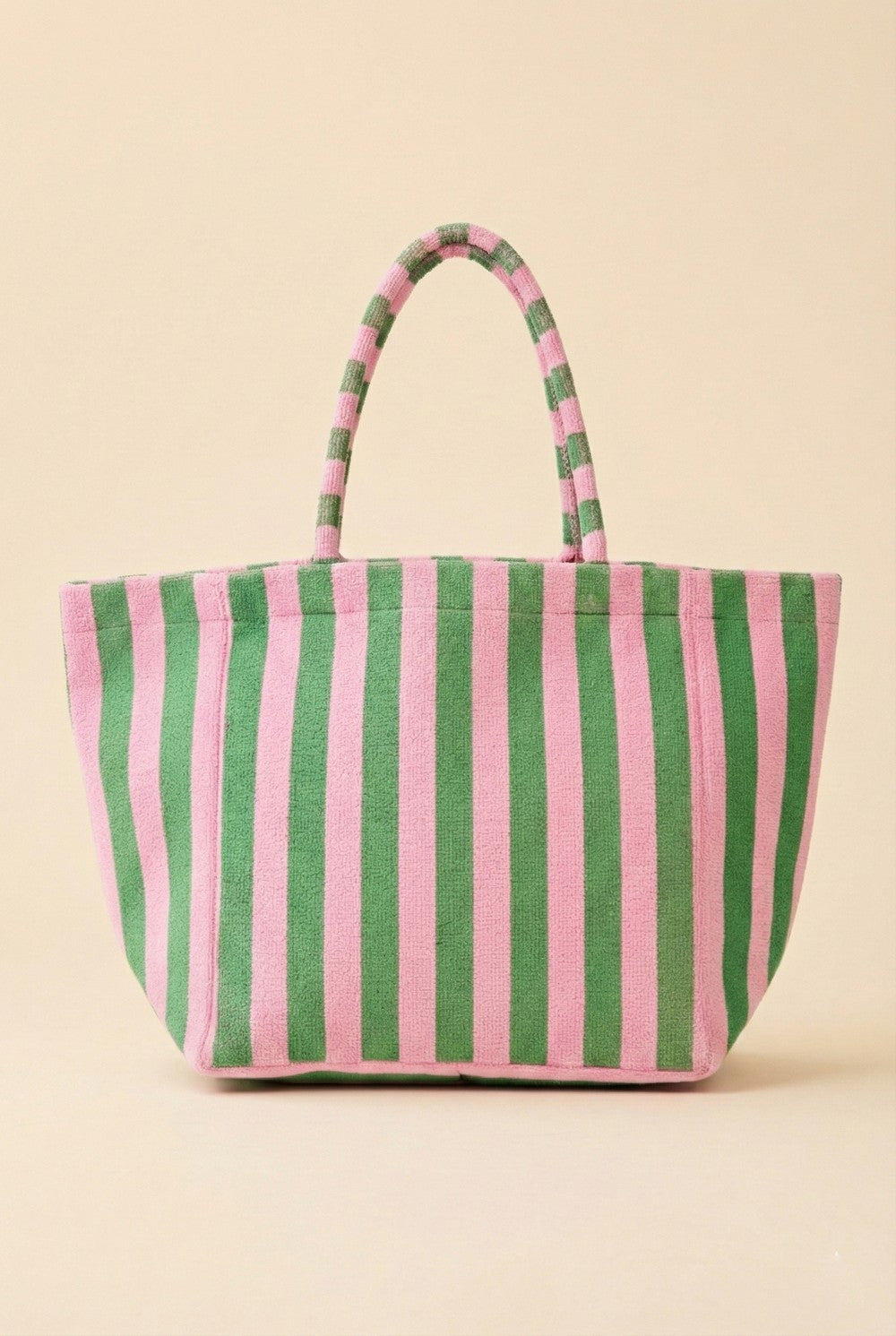 Striped Terry Tote Bag