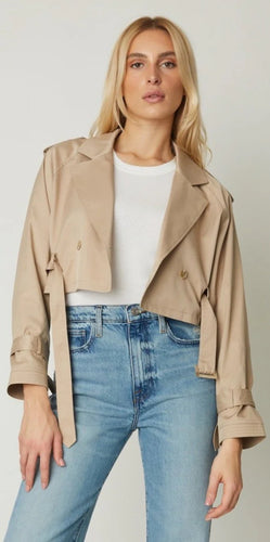 Olivia Cropped Trench