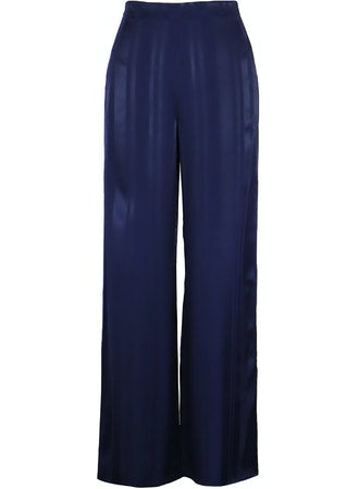 Rue Satin Pant in Navy
