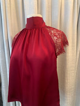 Load image into Gallery viewer, Lace Shoulder Tie Top