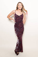 Load image into Gallery viewer, Cowl Neck Maxi Dress