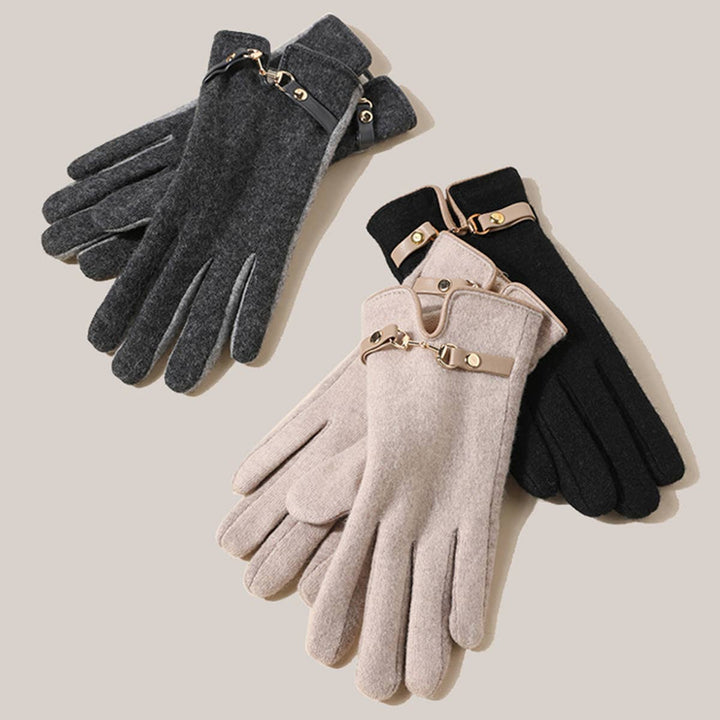 ACCITY - Cute Wool Touchscreen Gloves – Winter for Women_CWAG0048