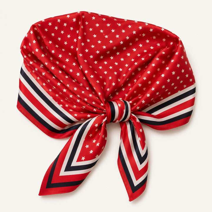 Patriotic Scarfs with Scarf Ring *Multiple Colors*