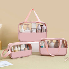 Load image into Gallery viewer, ACCITY - 3SET PORTABLE TRANSPARENT WATERPROOF WASH BAG_CWAB0549