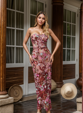 Load image into Gallery viewer, Floral Embroidered Sequin Dress