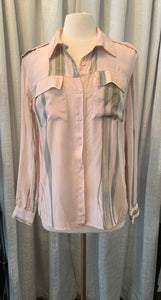 2 Pocket Button Down Blouse