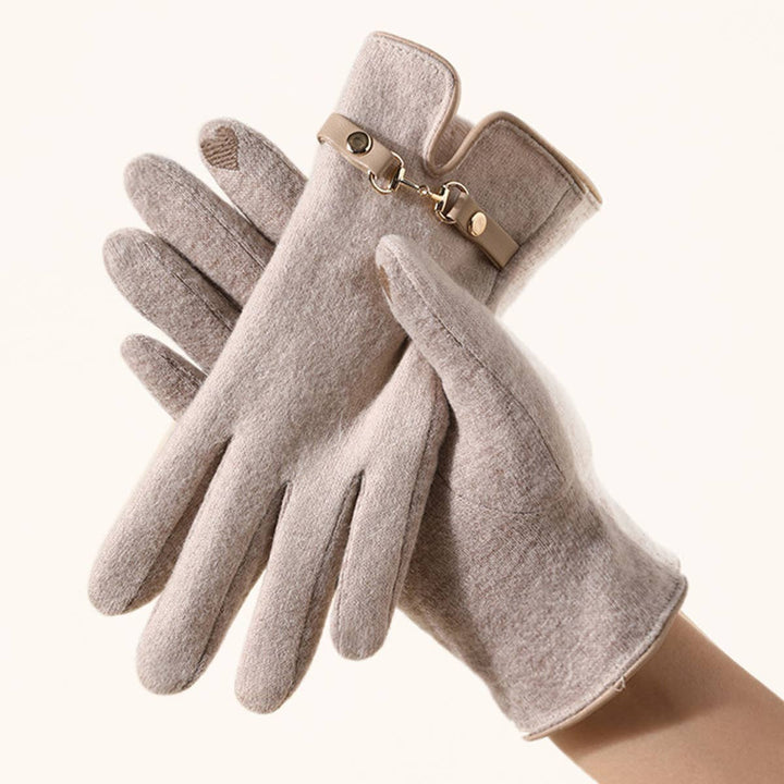 ACCITY - Cute Wool Touchscreen Gloves – Winter for Women_CWAG0048
