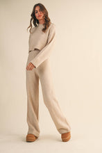Load image into Gallery viewer, Melange Sweater Top &amp; Jogger Set