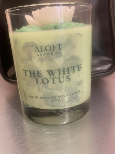 The White Lotus Candle