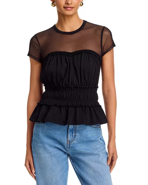 Sigrid Mesh Combo Top