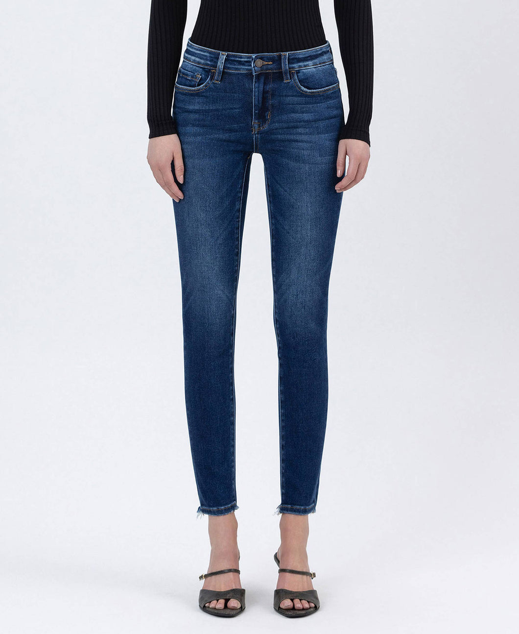 AMBER MID RISE ANKLE SKINNY JEANS