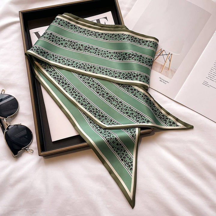 ACCITY - Women’s Long Silk Scarf – Stylish Neck Accessory_CWASC03144