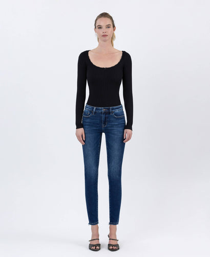 AMBER MID RISE ANKLE SKINNY JEANS