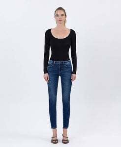AMBER MID RISE ANKLE SKINNY JEANS