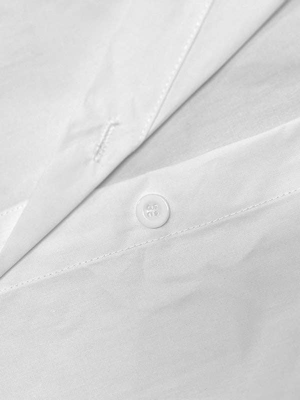 OceanusSwim - Long Sleeves Loose Buttoned Solid Color Lapel Blouses&Shirts Tops