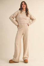 Load image into Gallery viewer, Melange Sweater Top &amp; Jogger Set