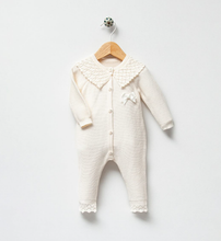 Load image into Gallery viewer, Nipperland - Knit Newborn Girl Coming Home Outfit: Organic Cotton Layette