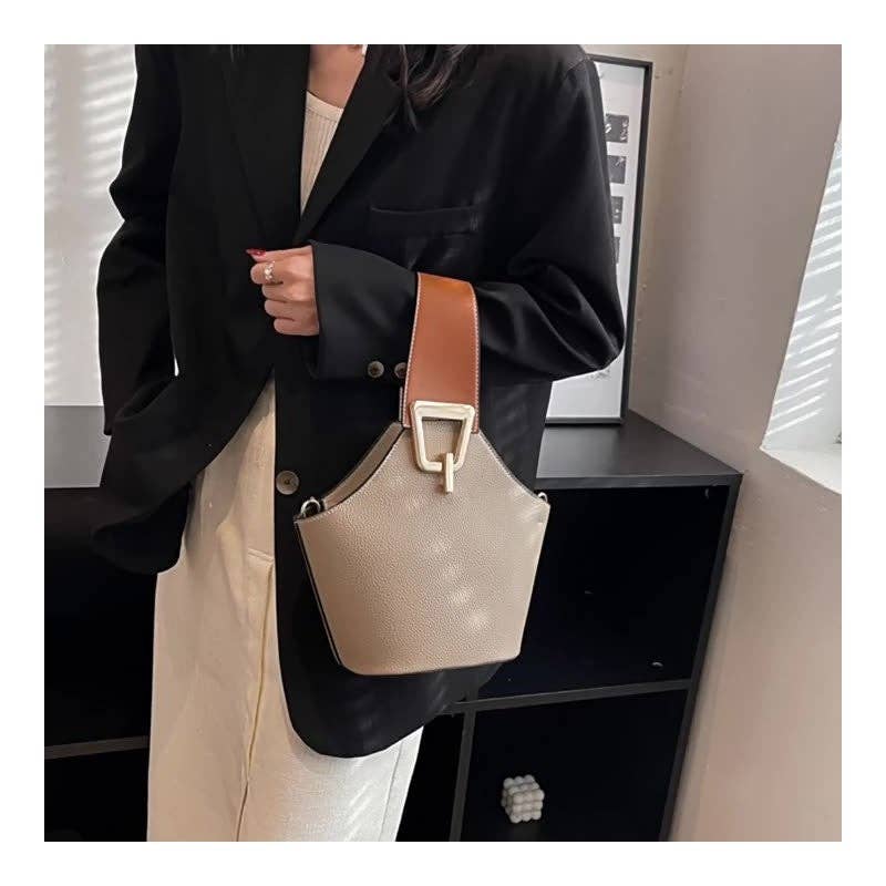 OceanusSwim - Casual Minimalist Colorblock Shoulder Tote Bag