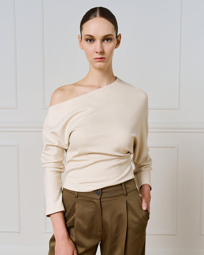 Asymmetric Sleeve Top
