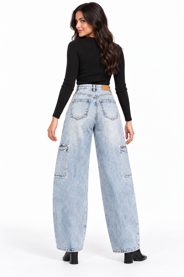 Barrel Denim Pant