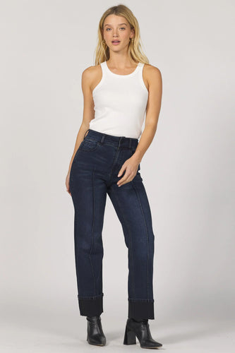 Holly Wide Cuff Denim