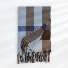 Load image into Gallery viewer, Plaid Faux Cashmere Scarf