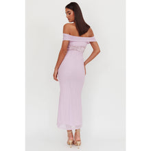 Load image into Gallery viewer, OFF SHOULDER LACE DRESS